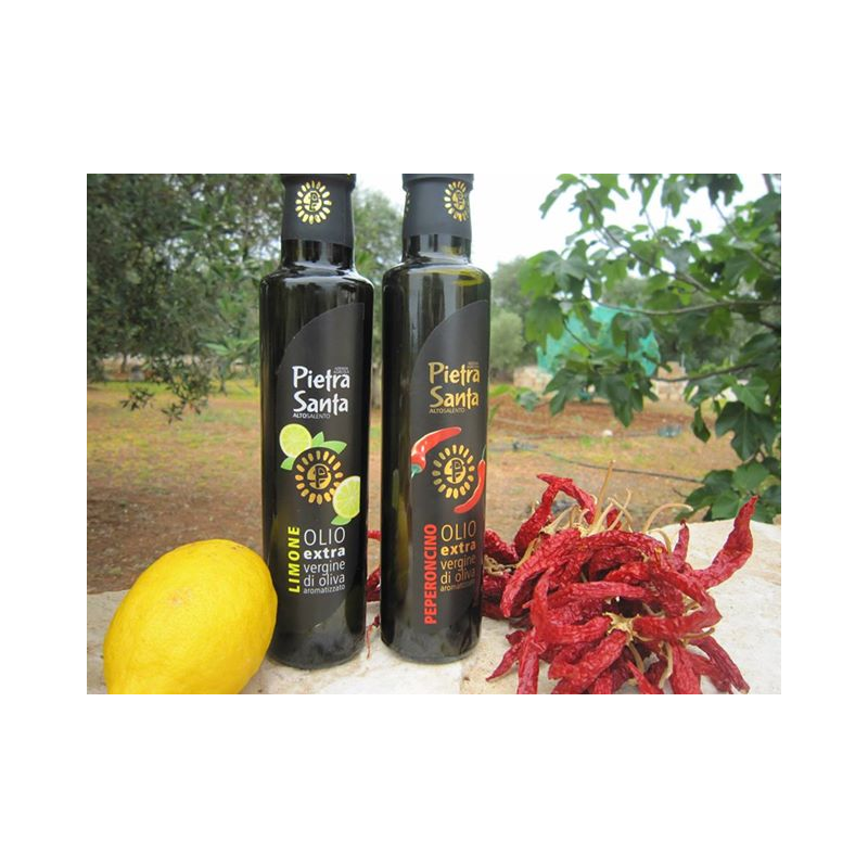 Würze aus nativen Olivenöl und Chili 