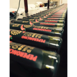 Confezione da 12 bottiglie di condimento a base di Olio extravergine di oliva e peperoncino da 0,25 Litri