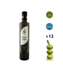 Confezione da 12 bottiglie Olio extravergine di oliva da 0,50 Litri