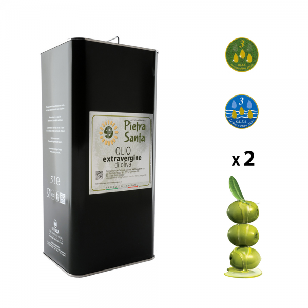 Confezione 10 Litri - Olio extravergine di oliva in lattine