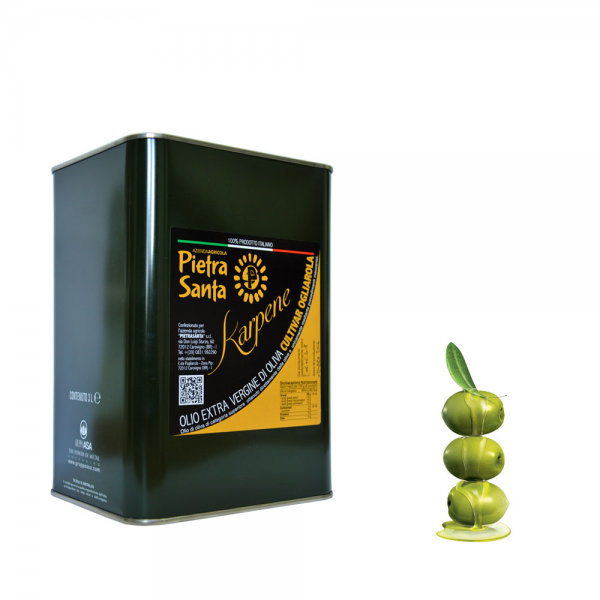 Olio extravergine di oliva karpene in bottiglia - 0,5 Litro