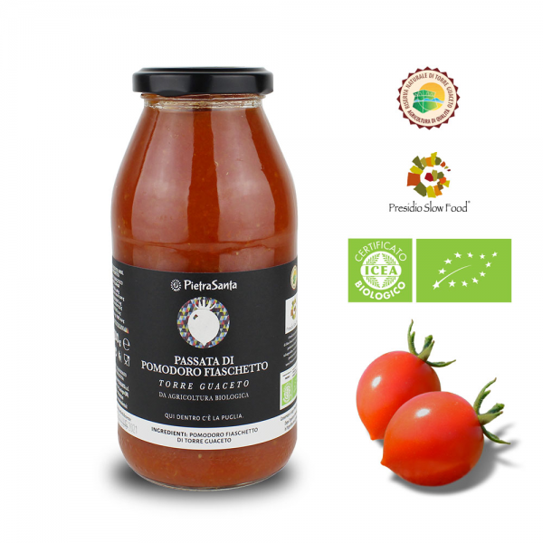 Biological Fiaschetto tomato purée from Torre Guaceto