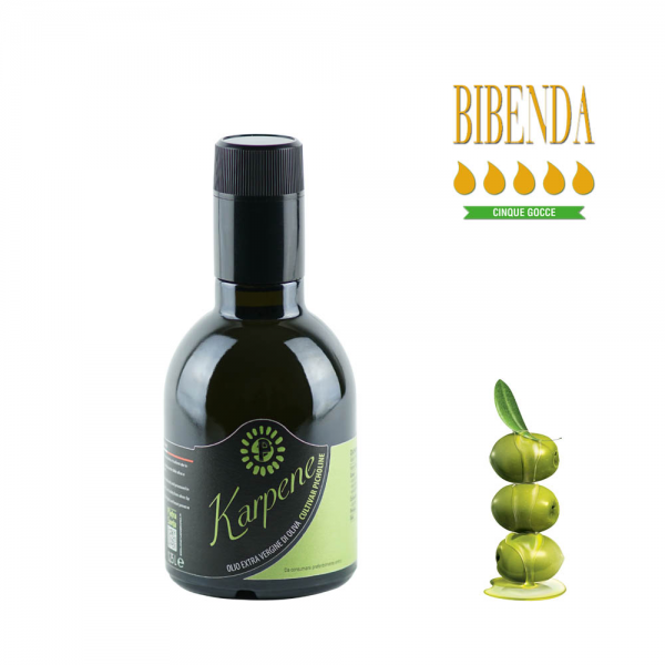 Olio Evo monocultivar di Picholine Karpene - bottiglia 0,25 Litro