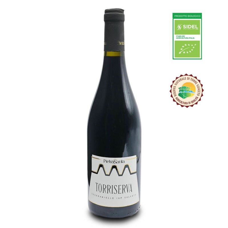 Vino rosso pugliese: Torriserva, il rosso biologico dell’Alto Salento