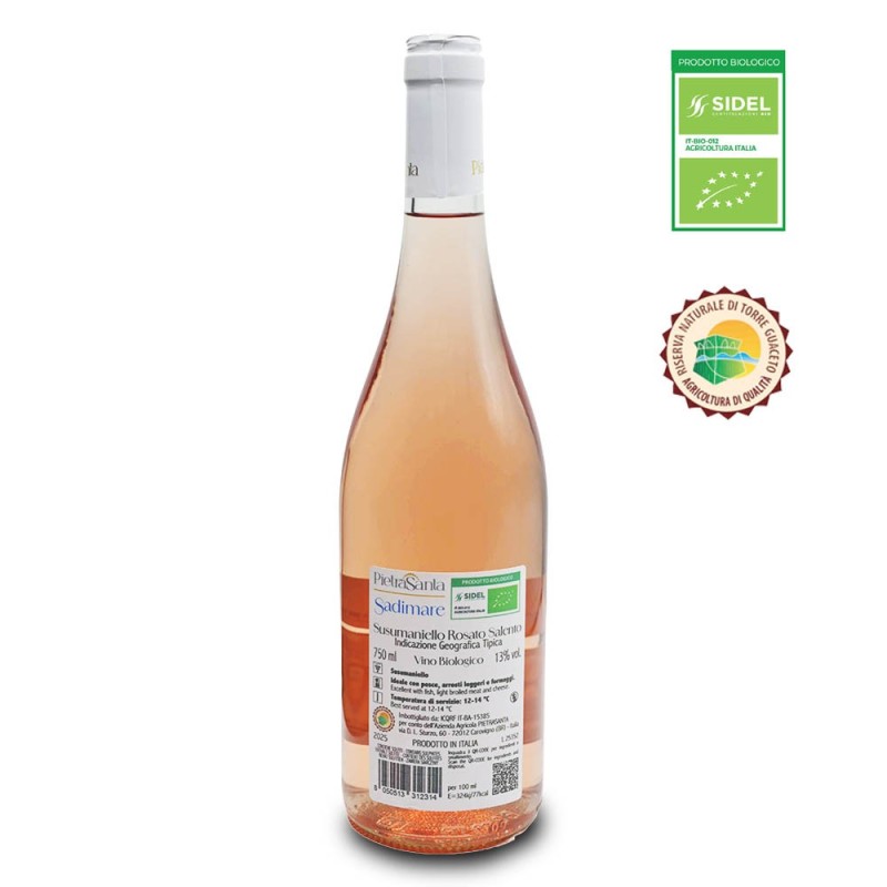 Vino rosato pugliese: Sadimare, il rosato biologico dell’Alto Salento