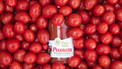 Passata di pomodoro Fiaschetto Biologica – Torre Guaceto - Puglia - Italia  - Pietrasanta Puglia Salento